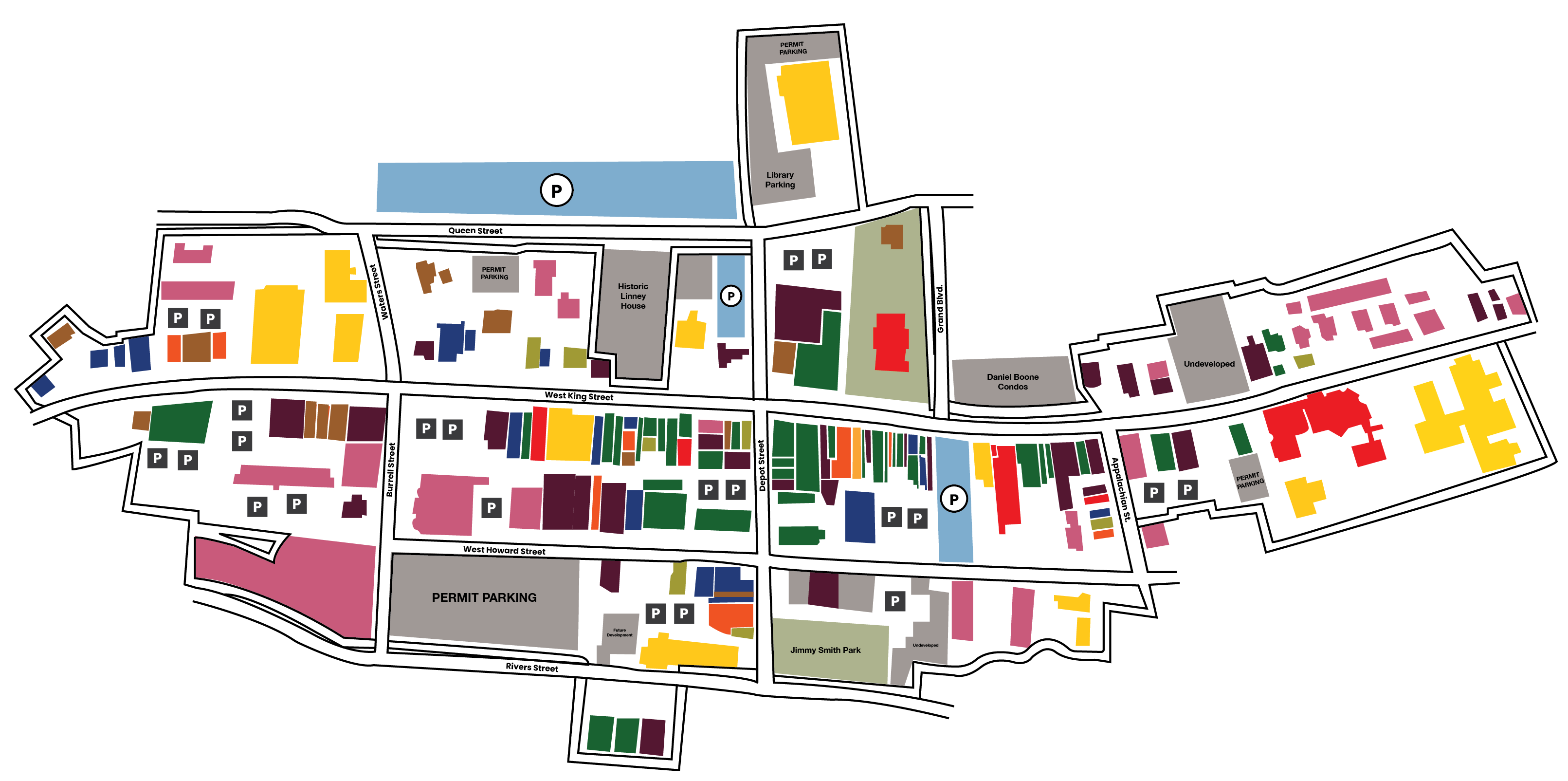 Town of Boone Map